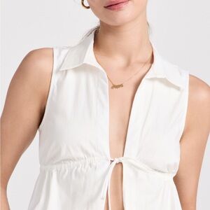 Reformation Emerson top white